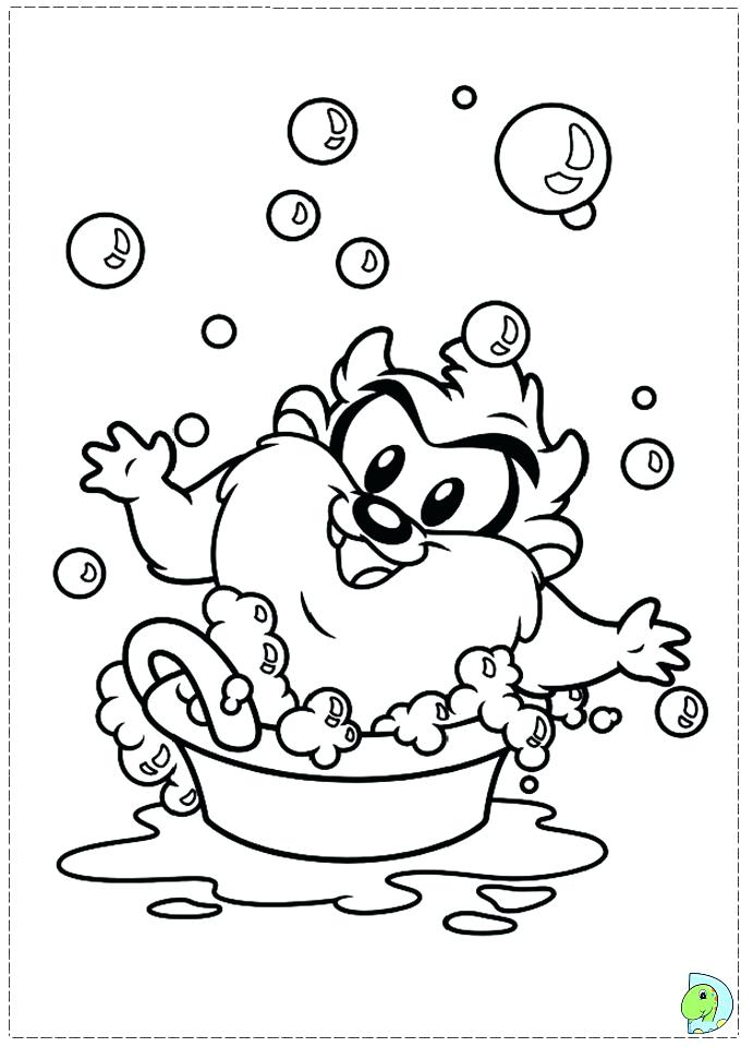 691x960 Taz Coloring Pages Coloring Pages Perfect Tunes Printable Coloring