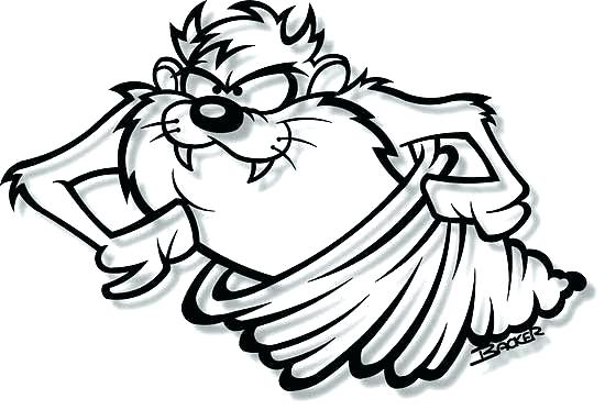 550x373 Taz Coloring Pages