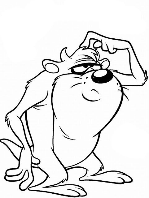 481x640 Looney Tunes Characters Tasmanian Devil Was Thinking Looney