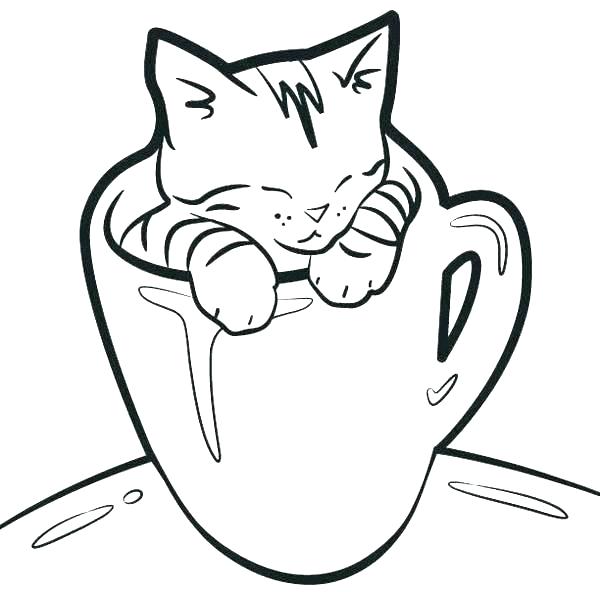 600x592 Tea Cup Coloring Page Cute Coloring Yorkie Puppies Coloring Pages