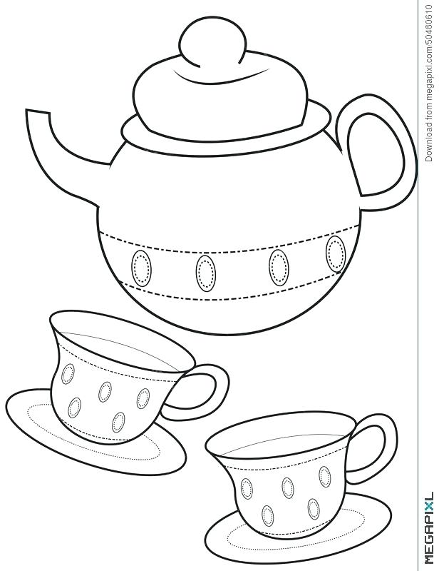 616x800 Cup Coloring Page Impair.co