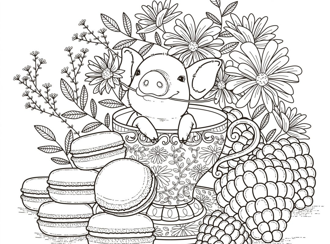 1080x800 Free Colouring Pages For Adults Popsugar Smart Living Templates