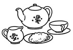 300x204 Tea Set Coloring Pages