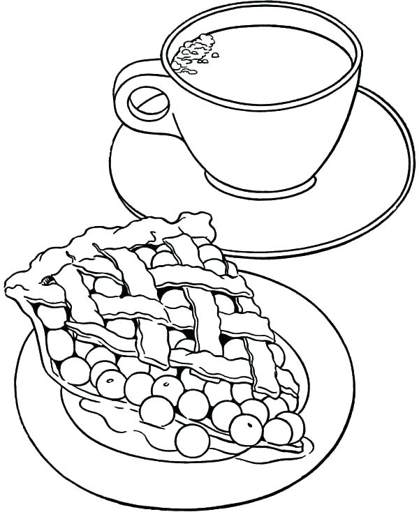 600x734 Teapot Coloring Page Coloring Sheets Of Cup Of Tea Tea Party