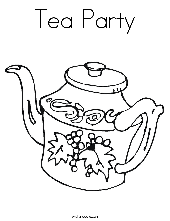 685x886 Tea Sets Colouring Pages, Tea Set Coloring Pages
