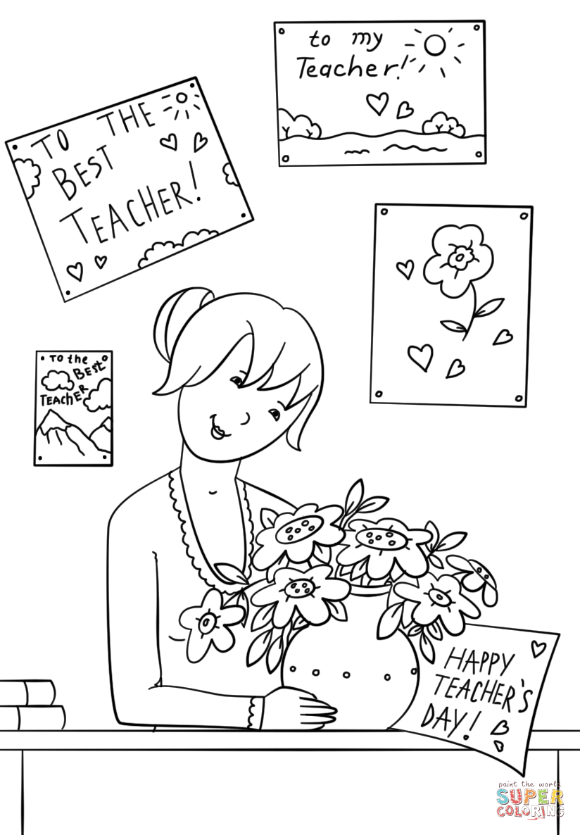 824x1186 Limited Coloring Pages Of Teachers Free Kids Page For Teacher