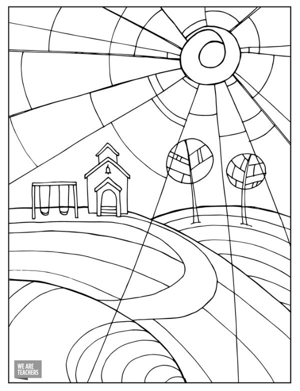 Teacher Coloring Pages