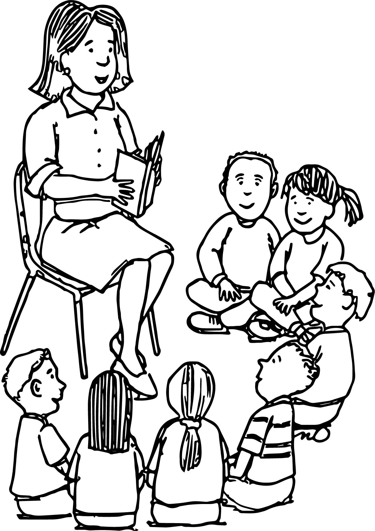 1238x1752 Teacher Coloring Pages