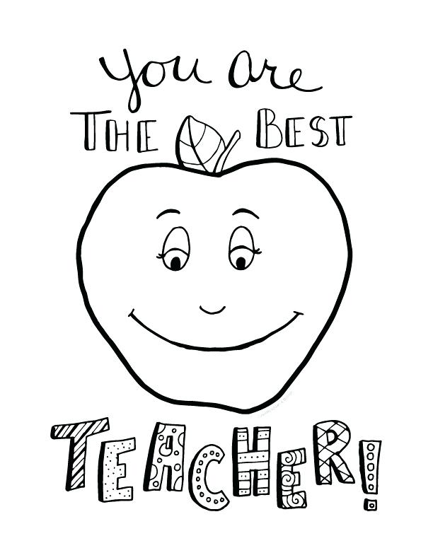 612x792 Teacher Coloring Pages Dreamtemplates.club