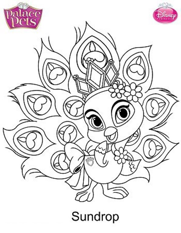 595x768 Palace Pets Coloring Pages Palace Pets Teacup Coloring Page