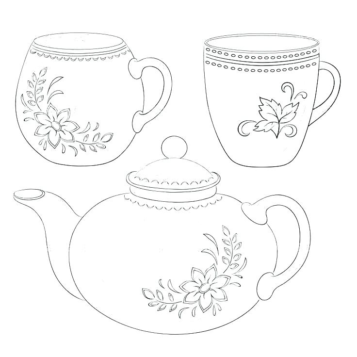 736x736 Tea Cup Coloring Page Tea Cup Coloring Page Tea Cup Coloring Page