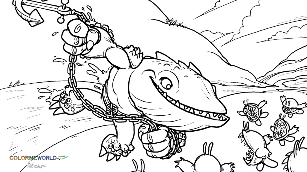 1024x576 Random Fun These 10 Skylanders Trap Team Coloring Pages Are
