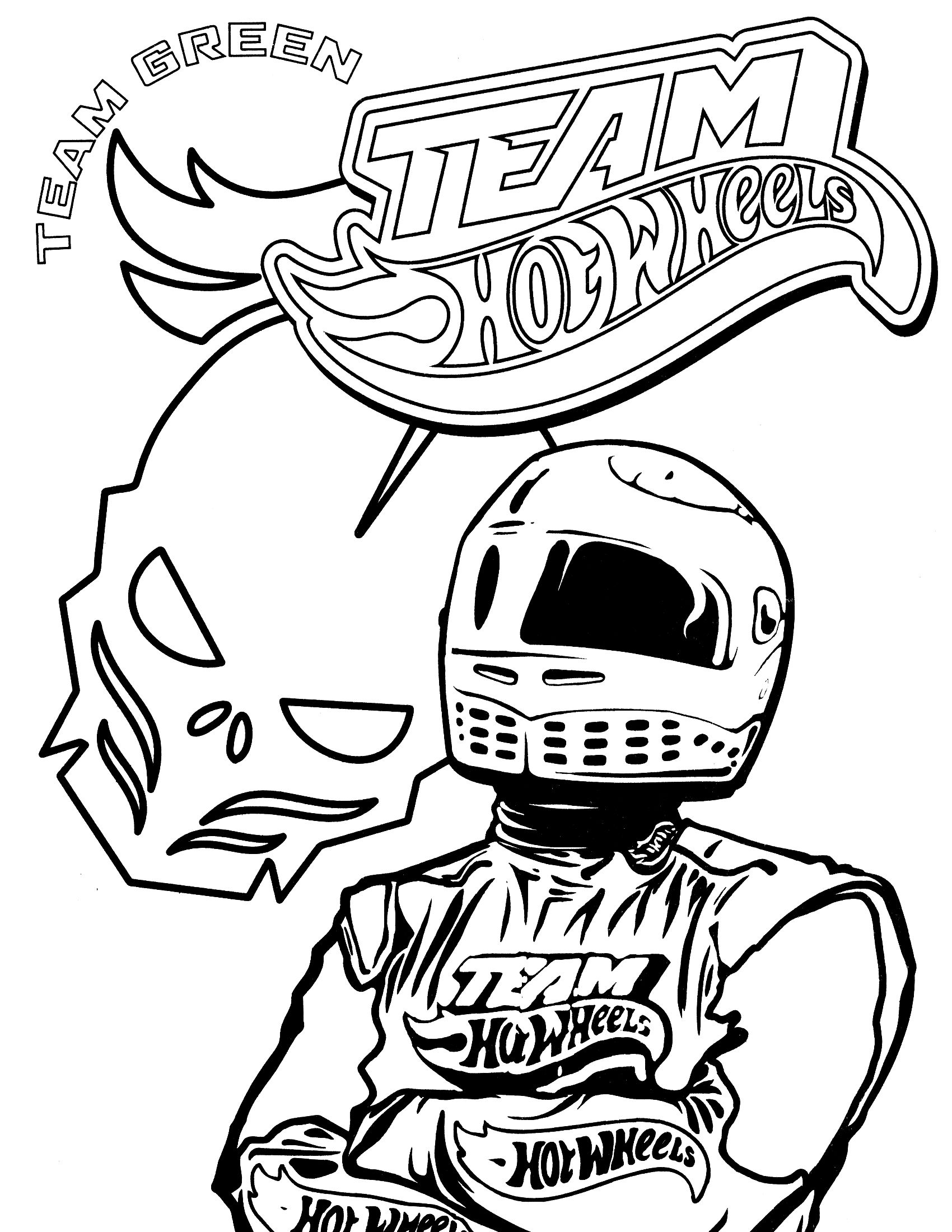 1700x2200 Hot Wheels Coloring Pages Games