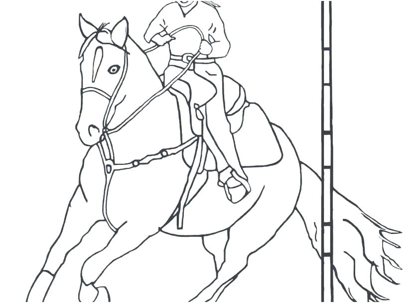 827x609 Outstanding Rodeo Coloring Pages Illustration