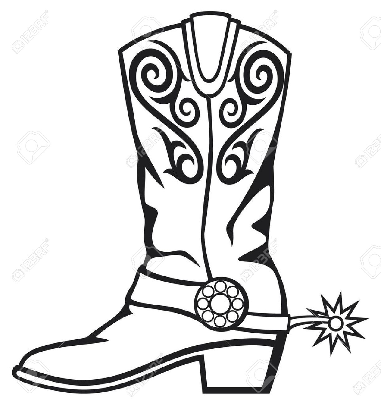 1223x1300 Purple Clipart Cowboy Boot Many Interesting Cliparts