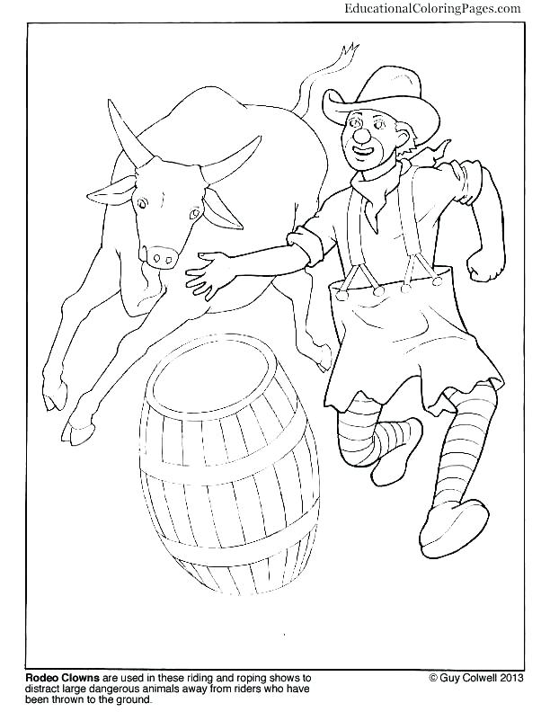 612x792 Rodeo Coloring Pages Cowgirl Doing Circus Horse Coloring Page