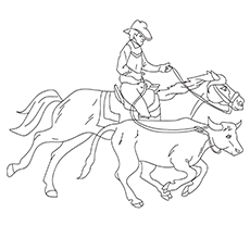 230x230 Top 25 Free Printabe Cowboy Coloring Pages Online
