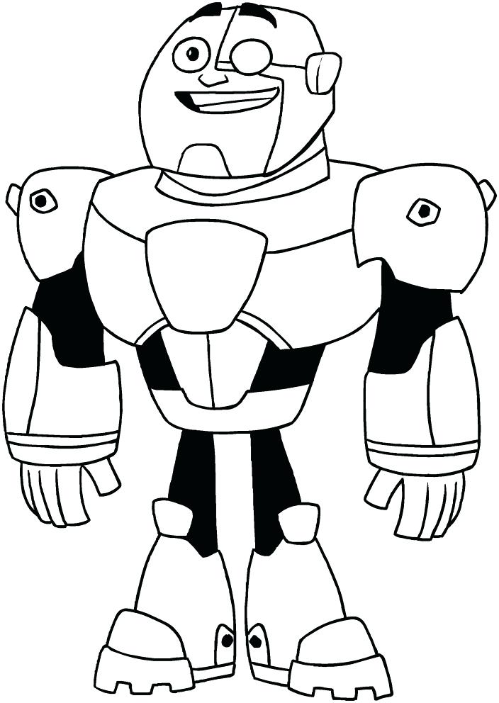 704x992 Teen Titans Go Coloring Pages