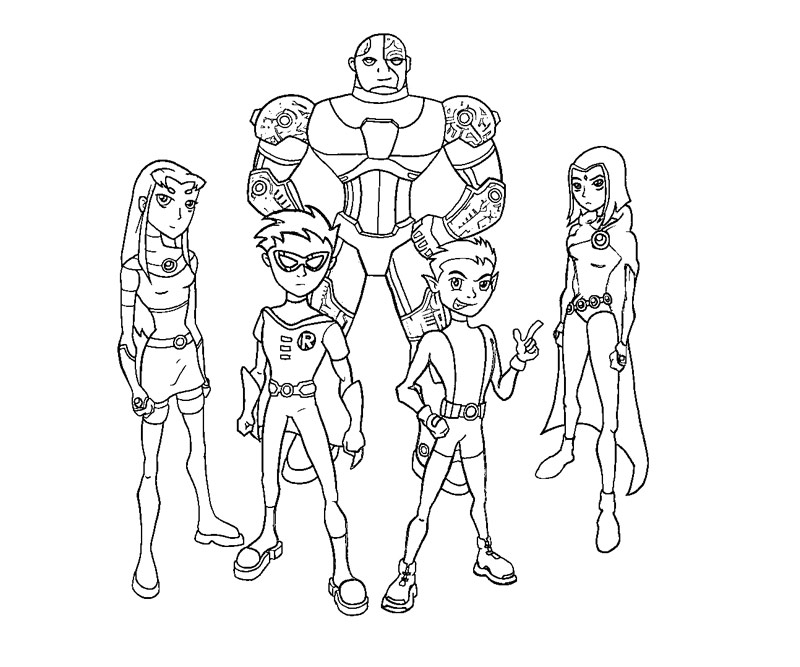 800x667 Teen Titans Coloring Pages Go Beast Boy
