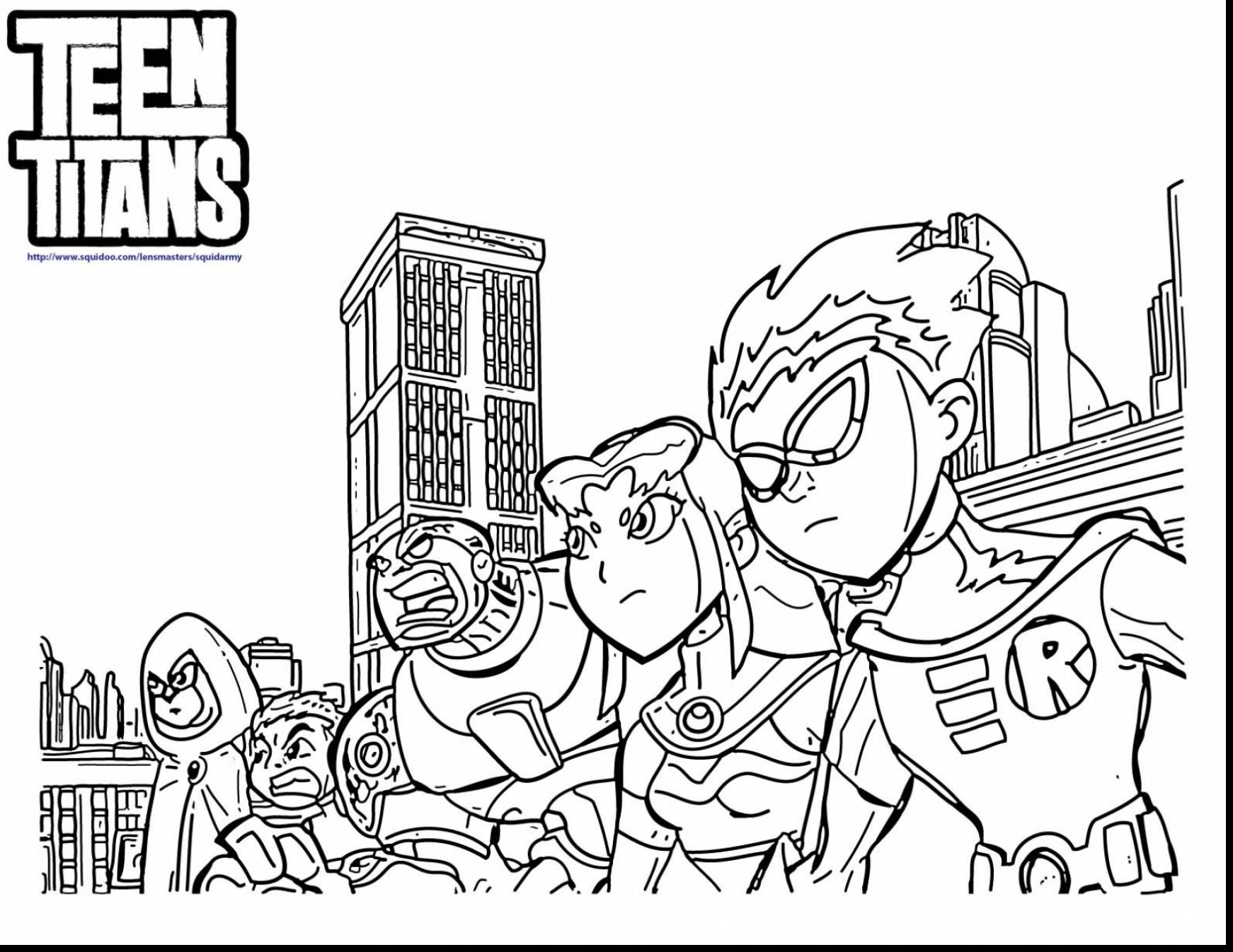 1742x1346 Teen Titans Go Coloring Pages Qqa Me