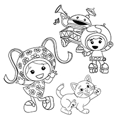 Team Umizoomi Coloring Pages