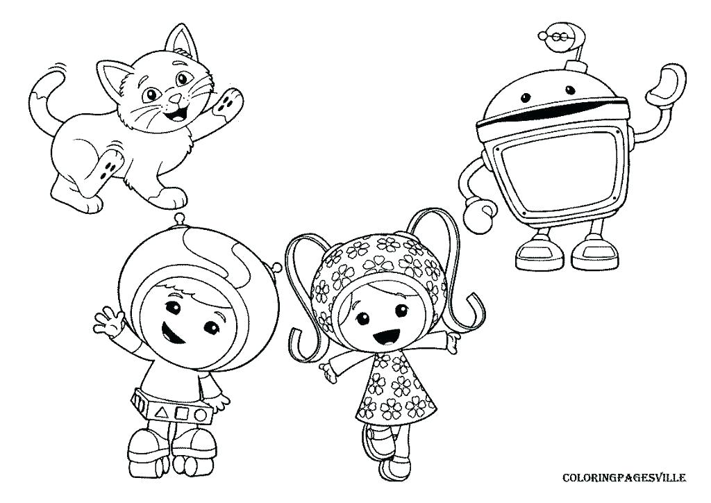 1024x724 Umizoomi Coloring Page Team Coloring Pages Printable Umizoomi