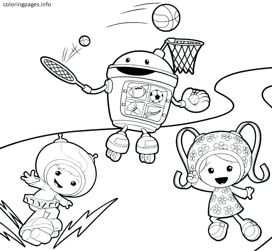 865x800 Umizoomi Coloring Pages Coloring Pages Printable Free Team