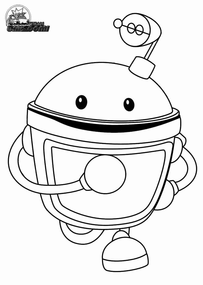 800x1120 Free Team Umizoomi Coloring Pages Printable Marty Line Art Tearing