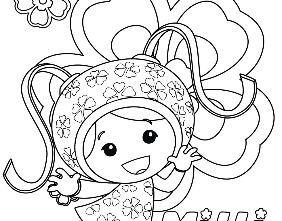 980x768 Team Umizoomi Coloring Pages Free Printable Team Umizoomi Coloring