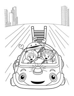 236x308 Umizoomi Coloring Picture 3 Year Old Birthday Party