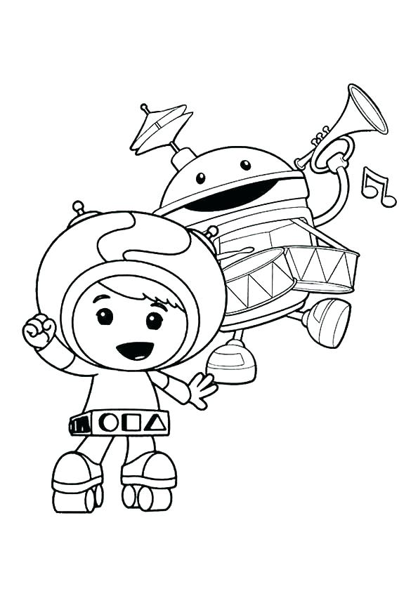 595x842 Geo Team Umizoomi Coloring Pages Printable Nickelodeon Page