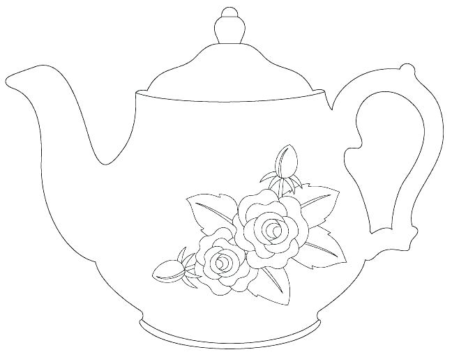 648x515 Teapot Coloring Page Teapot Coloring Page Coloring Pages A Posts