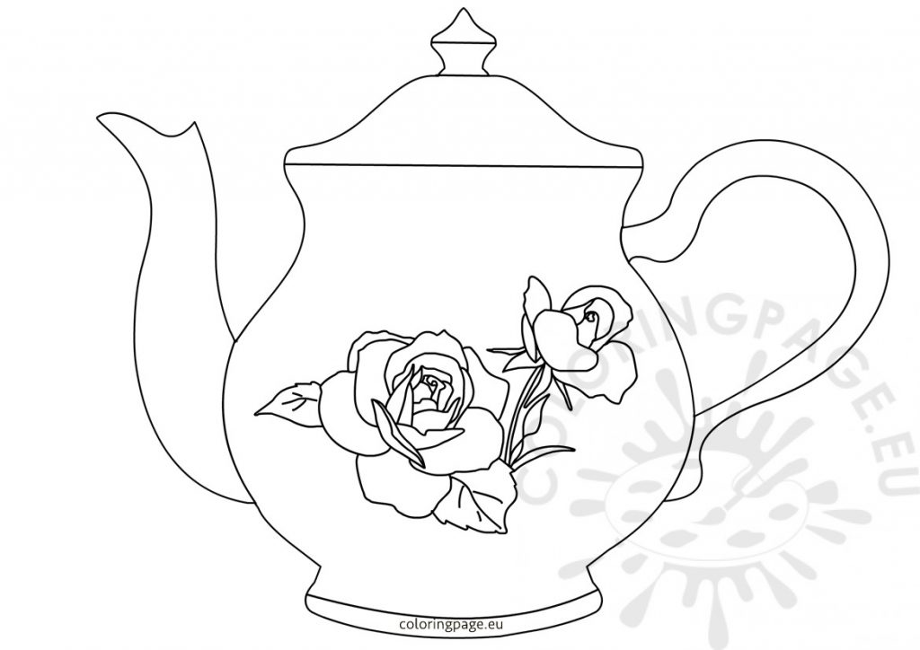 1024x724 Top Teapot Coloring Page 45