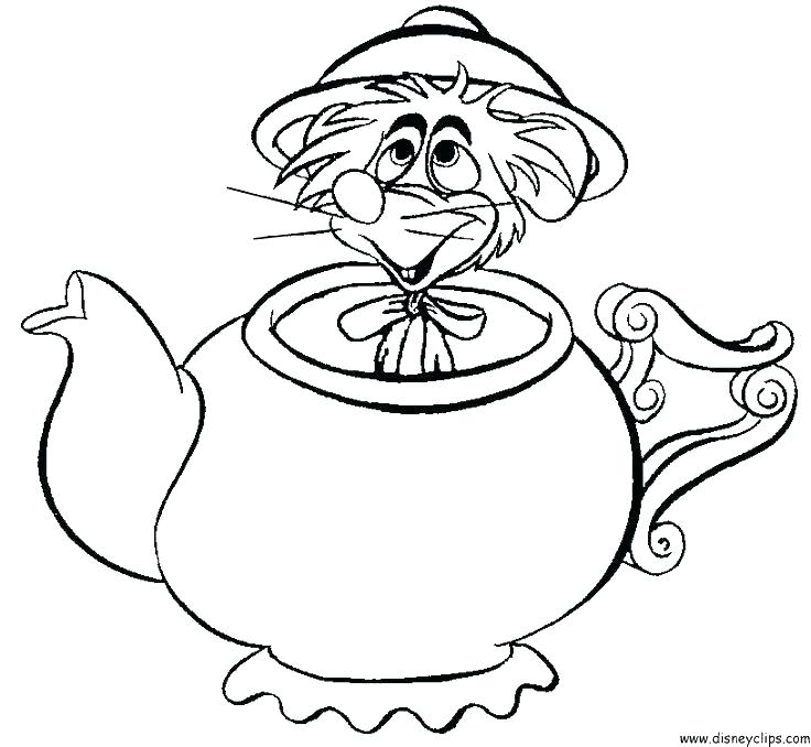 736x678 Decorative Teapot Coloring Pages Teapot Coloring Page Teapot