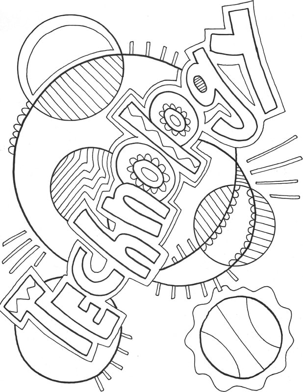 618x800 Technology Coloring Pages