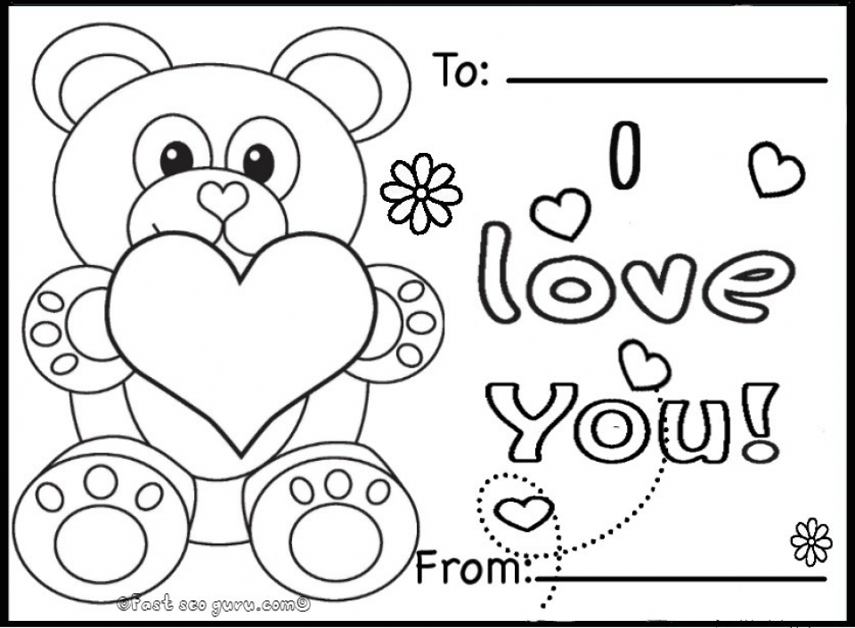 Teddy Bear Coloring Pages