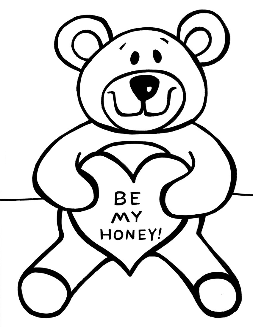 850x1100 Free Printable Teddy Bear Coloring Pages For Kids Coloring Page