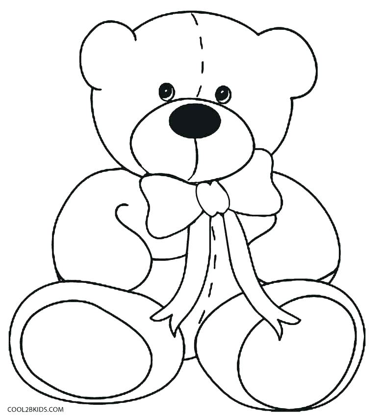 783x850 Bear Coloring Pages Teddy Bear Coloring Pages Care Pudsey Bear