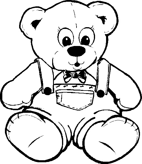 490x567 Teddy Bear Coloring Sheets 2742840