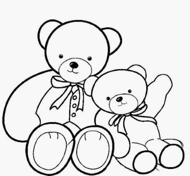 643x598 Teddy Bear Coloring Picture Donkey Kids Coloring Pages Free