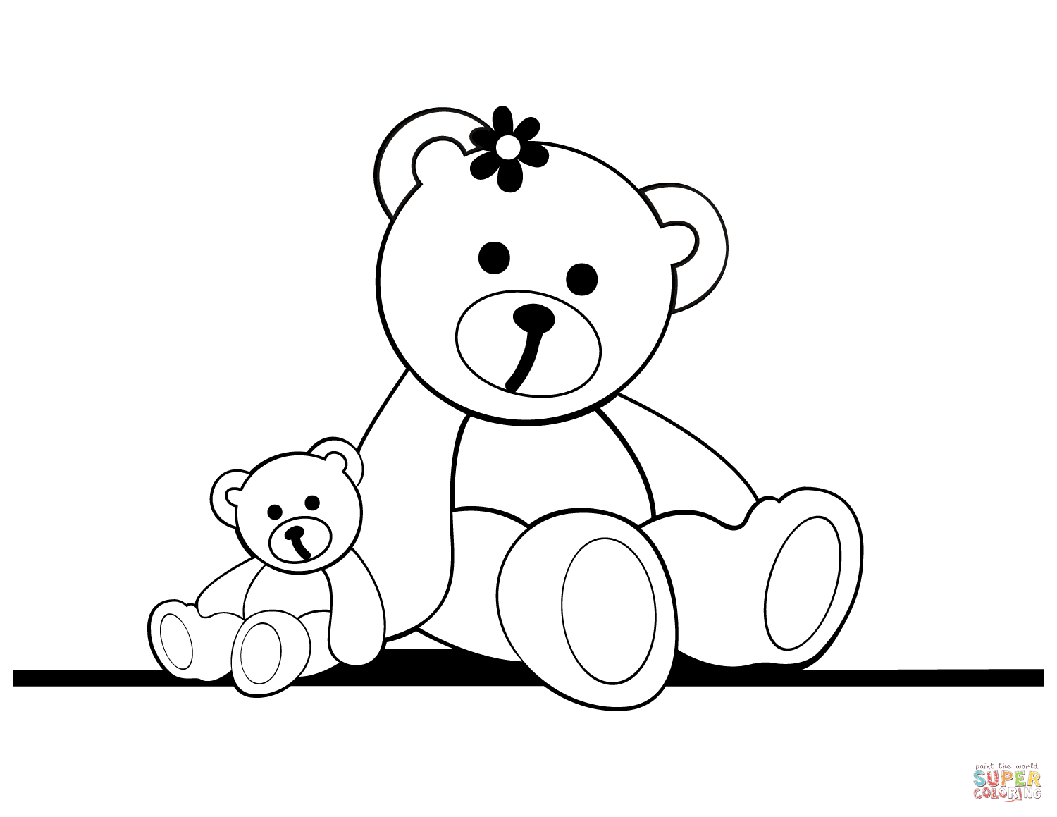 1500x1159 Top Teddy Bear Coloring Pages Free Printable Cartoons Christmas