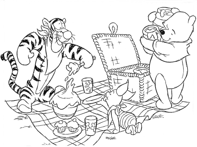 640x480 27 Teddy Bear Picnic Coloring Pages Picnic Coloring Pages Picnic
