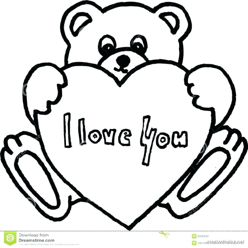 863x863 I Love Mom Coloring Pages Printable Coloring Pages Teddy Bear