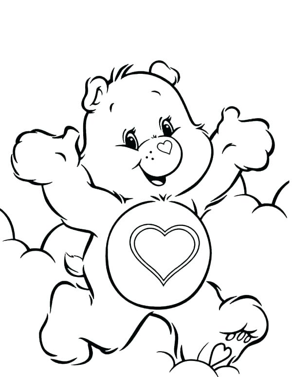600x776 Teddy Bear Coloring Pages