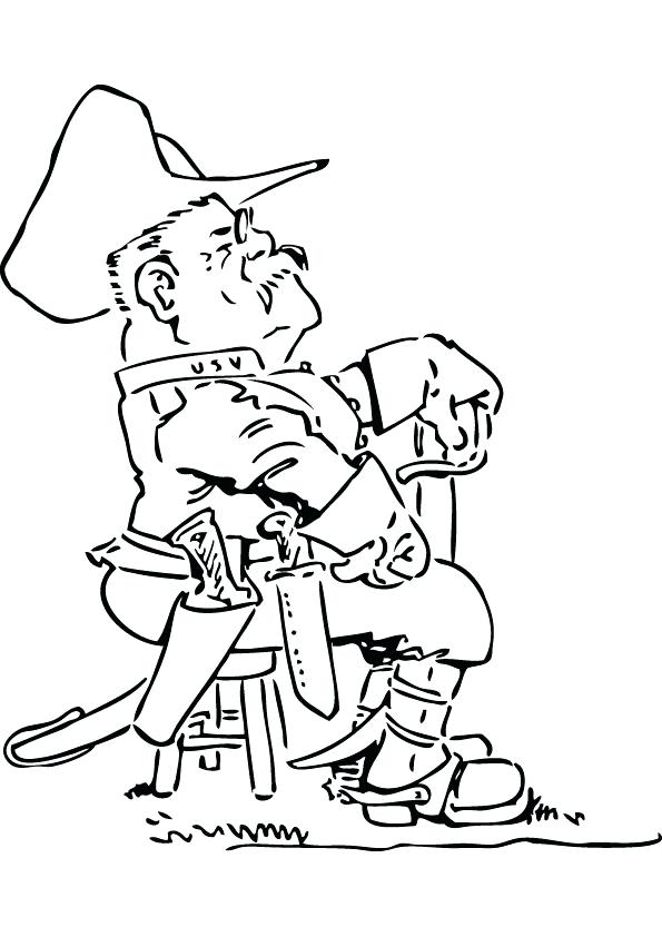 595x842 Theodore Roosevelt Coloring Page Printable Fabulous Famous Women