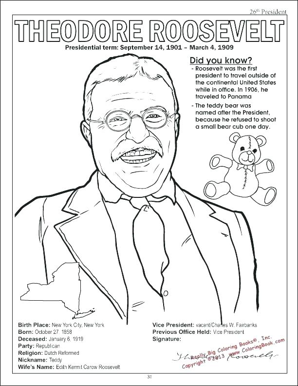 612x792 Drawing At Free For Personal Eleanor Roosevelt Coloring Page