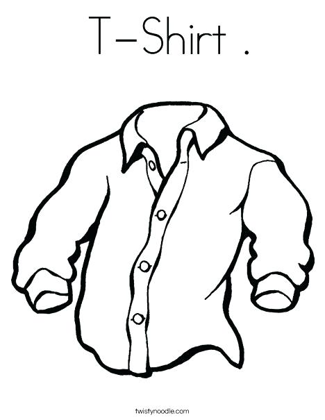 468x605 Tshirt Coloring Page Coloring Page Coloring Shirt Tee Shirt