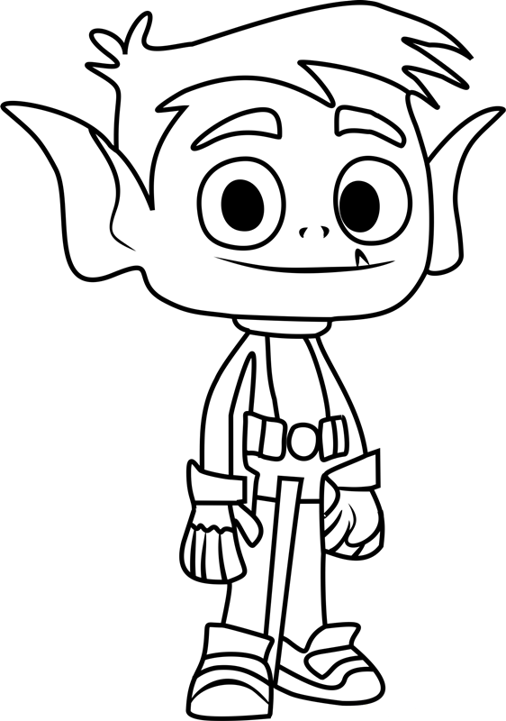 562x800 Teen Titans Coloring Pages Teen Titans And Teen