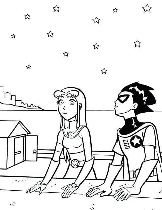 553x718 Teen Titans Coloring Pages Teen Titans Coloring Page Top 100