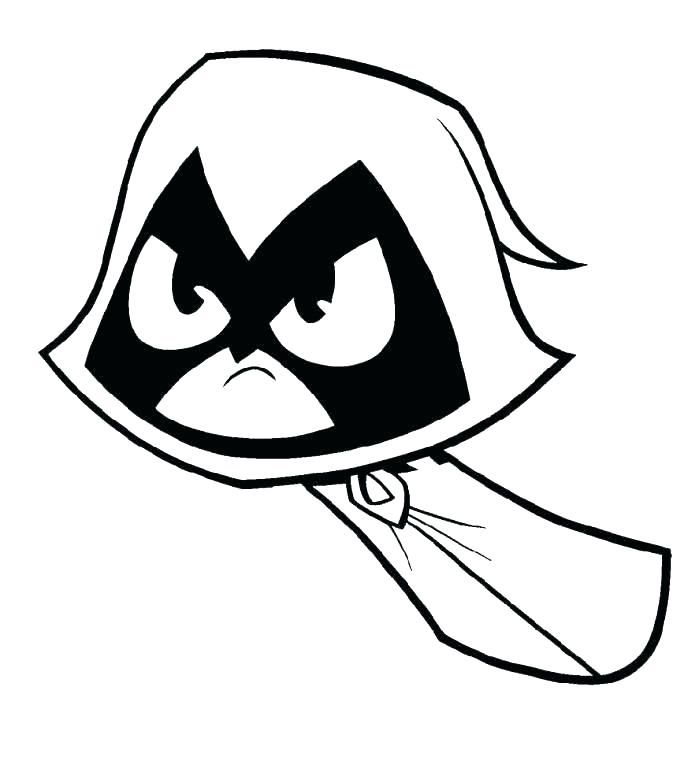 688x761 Teen Titan Coloring Pages Ravens Coloring Pages Ravens Coloring